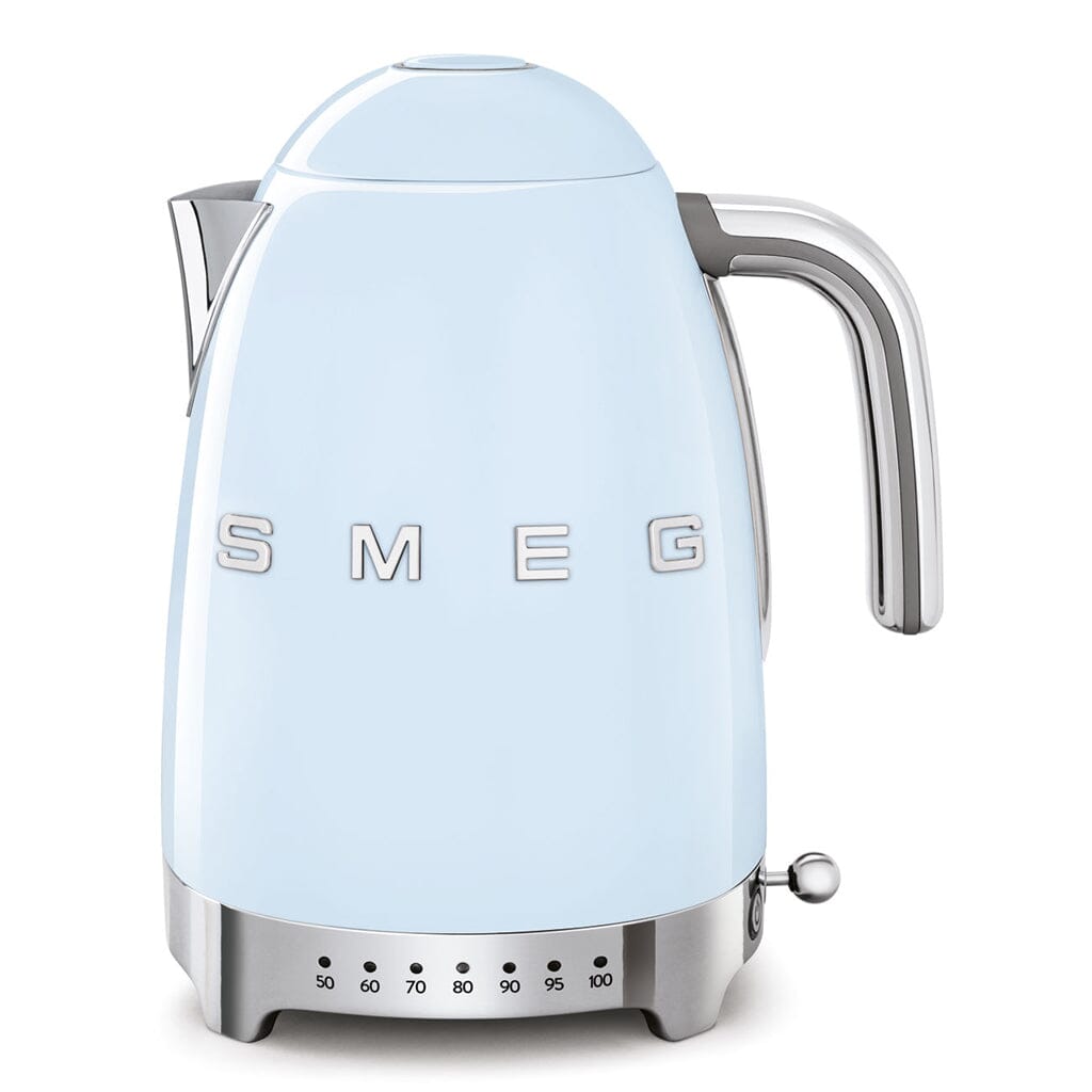 Bouilloire Smeg | Bleu pastel | Années 1950 | Bouilloire à débit variable