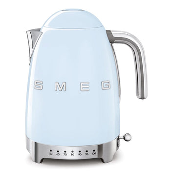 Bouilloire Smeg | Bleu pastel | Années 1950 | Bouilloire à débit variable