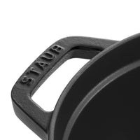 Cocotte basse Staub 26 cm noire