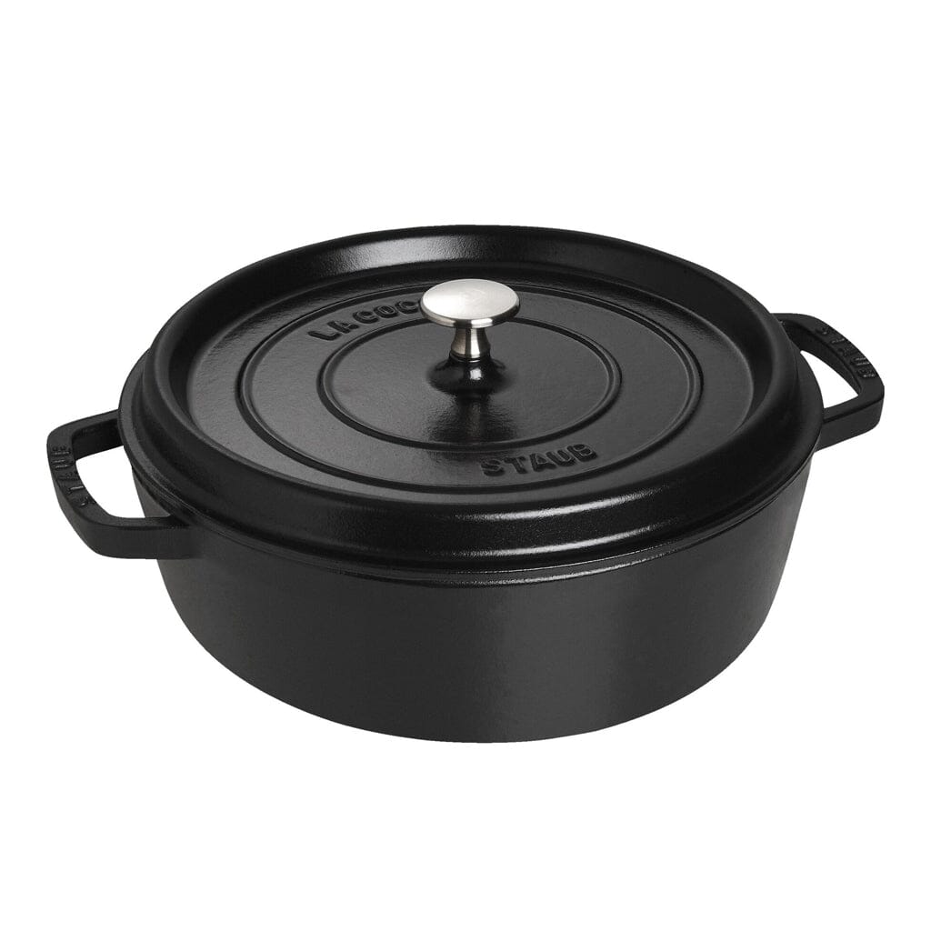 Cocotte basse Staub 26 cm noire