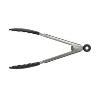 Tools2Cook - Pinces de cuisine en silicone, pinces de service au poivre noir, Tools2Cook