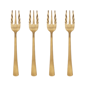 Urban Nature Culture - Gebaksvorkjes - Goud - Set Van 4 Urban Nature Culture 