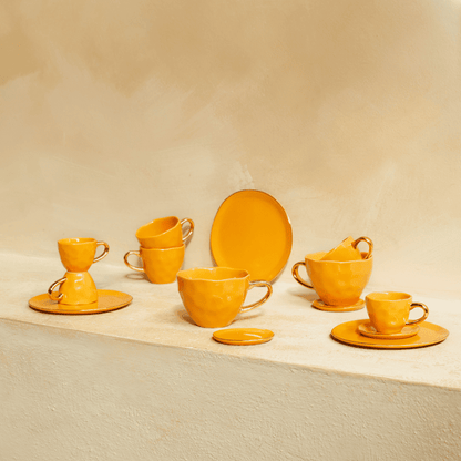 Culture de la nature en ville - Bonjour - Assiette - Caramel - Ø17 cm Culture de la nature en ville
