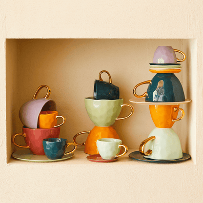 Urban Nature Culture - Good Morning - Cappuccino Mok - Blue Green Urban Nature Culture 