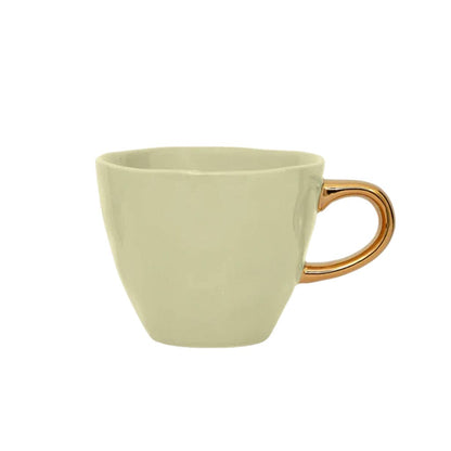 Culture de la nature en ville - Bonjour - Tasse à café - Tasse à café vert pâle Culture de la nature en ville