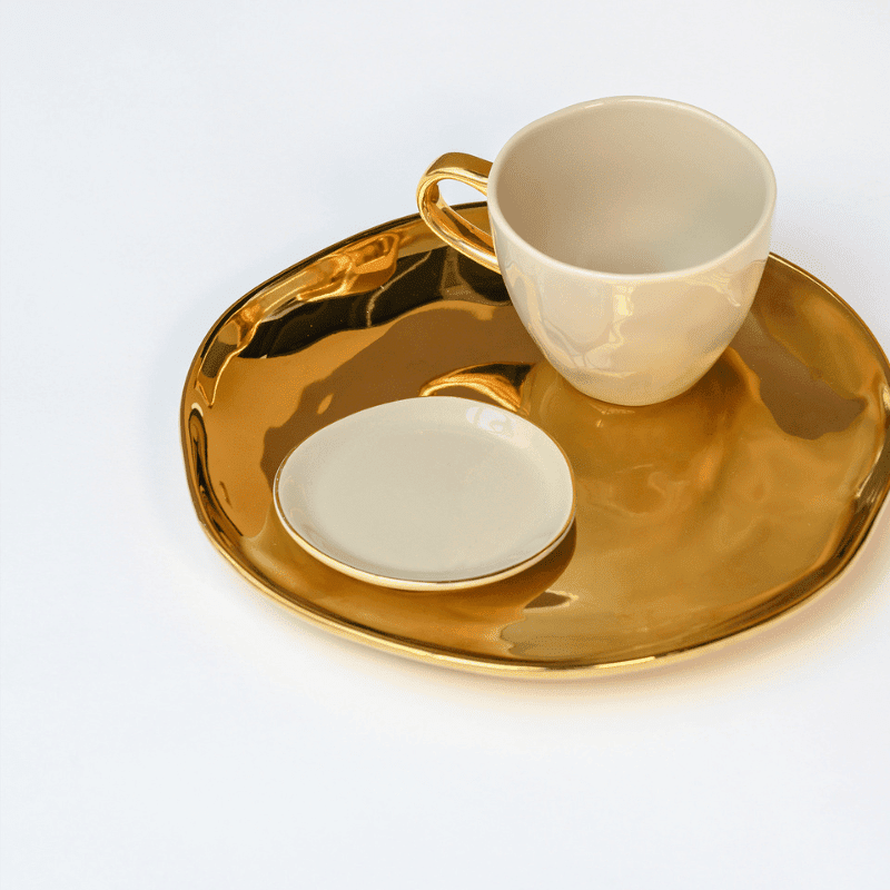 Urban Nature Culture - Good Morning - Ontbijtbord - Gold - Ø21.5 cm Urban Nature Culture 
