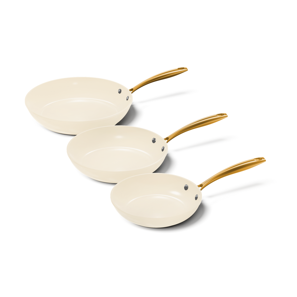 Cook & Pan Vanilla Koekenpannenset 3-delig