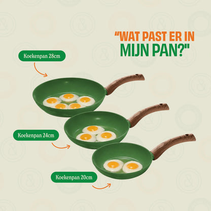 Cook & Pan Sienna Koekenpan 24 cm