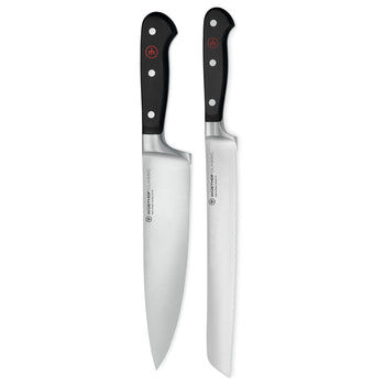 Wüsthof - Coffret classique 2 pièces - Couteau de chef + Couteau à pain