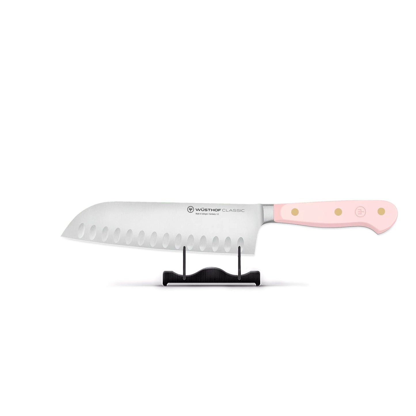 Wusthof - Couteau Santoku Classique Sel Rose de l'Himalaya 17 cm Couteau Santoku Wusthof