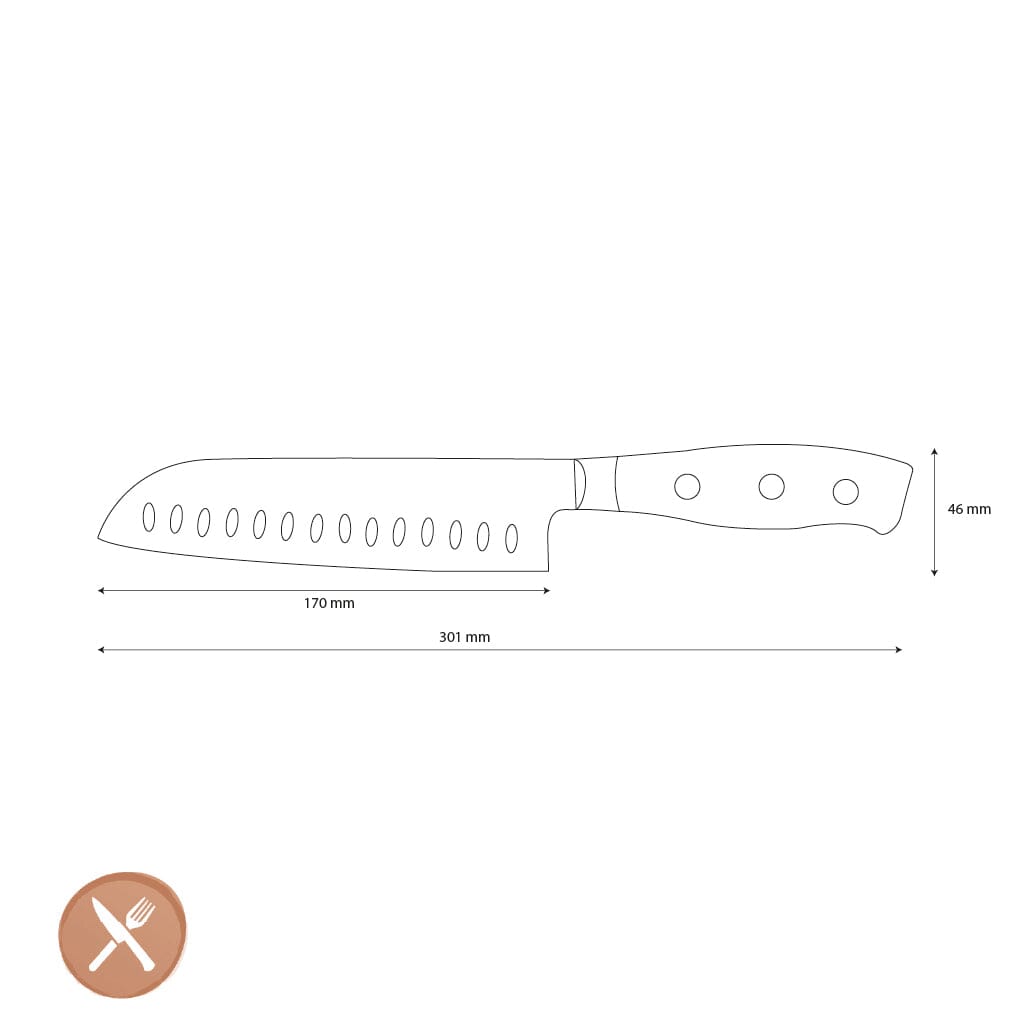Wusthof - Crafter Santokumes 17 cm Santokumes Wusthof 